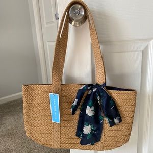 NWT Draper James Everyday Straw Bag